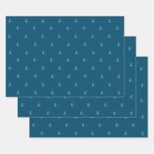 blå loveck som omsluter pappra platta lakan-uppsät