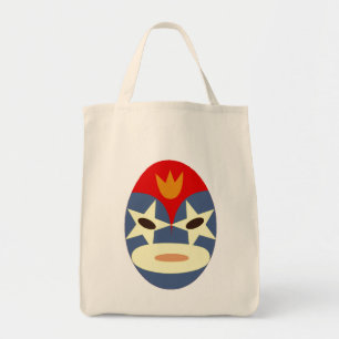 Blå Lucha Libre-mask Tygkasse