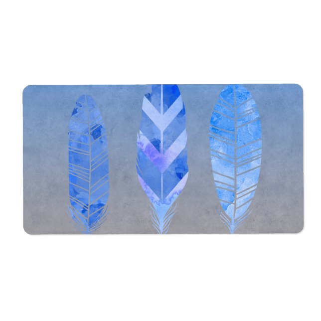 Blå ludd fraktsedel (Framsidan)