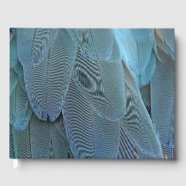 Blå ludd gästböcker