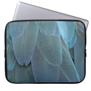 Blå ludd laptop fodral