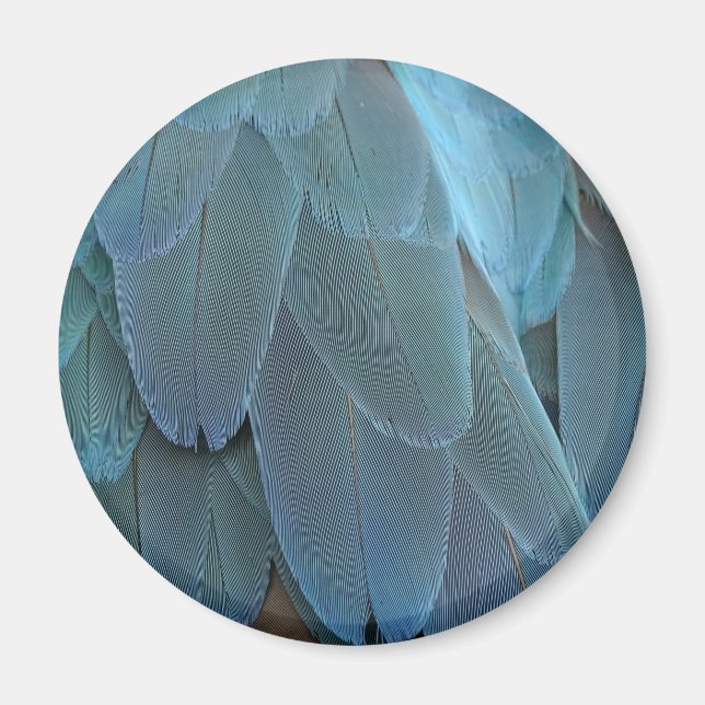 Blå ludd magnet (Framsidan)