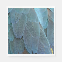 Blå ludd pappersservett