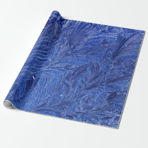 Blå ludd presentpapper
