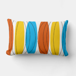 Blå lumbalhuvud av arten Rand dekorativ kudde