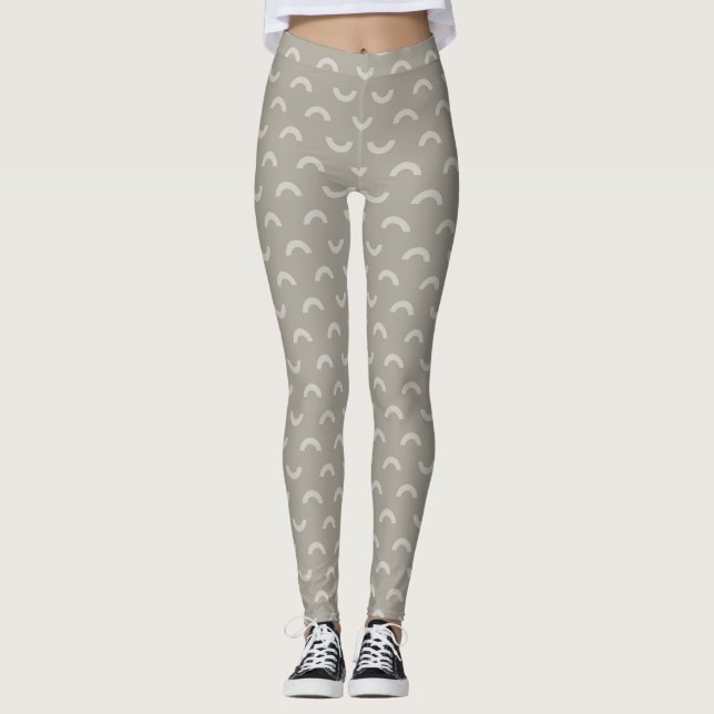 Blå lyx leggings (Framsida)