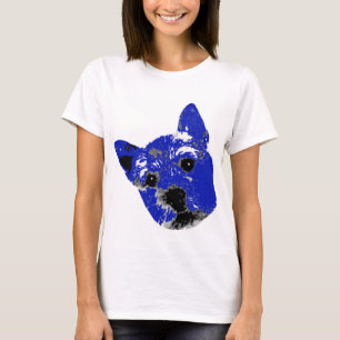 Blå maddy T-shirorien T Shirt