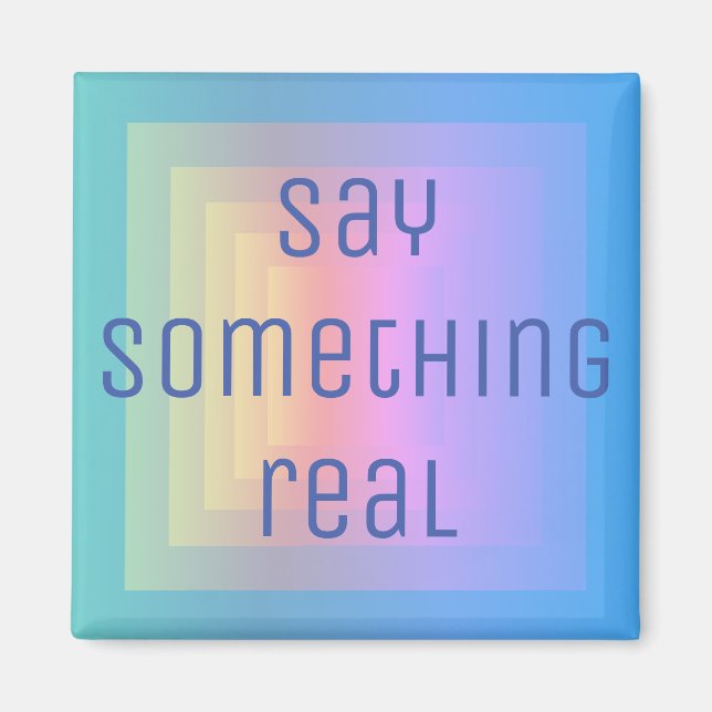 Blå magnet (Framsidan)