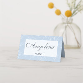 Blå Magnolia Placeringskort