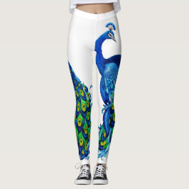 Blå målarter leggings