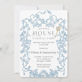 Blå mall för Party