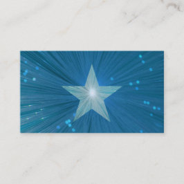 Blå mall för visitkort