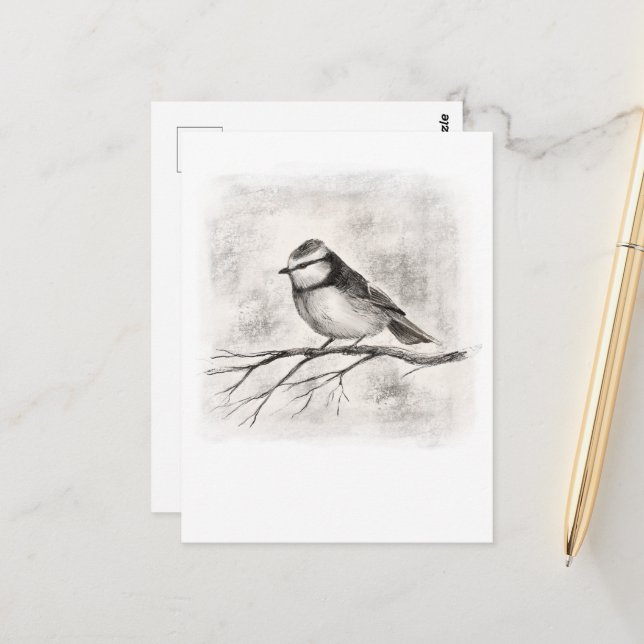 Blå måltid vykort (Fram/Back In Situ)