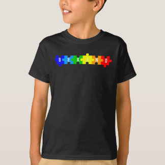 Blå månads medvetandegörande om autism är typ t shirt