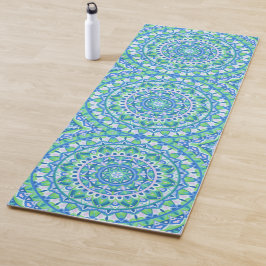Blå Mandala Boho Meditation Fitness Andlig