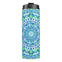 Blå Mandala Boho Resa Lugna Andlig Hygge