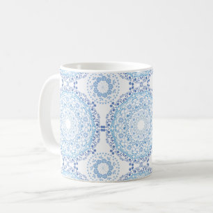 Blå Mandala Mugg
