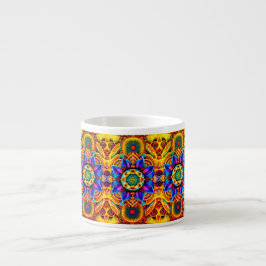 Blå Mandala Vattenflaska Espressomugg