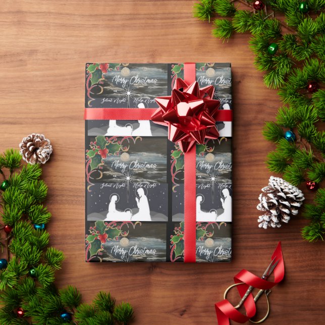 Blå Måne-jultomhet, gift Presentpapper (Julgåva)