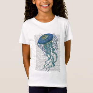 Blå maneter t shirt