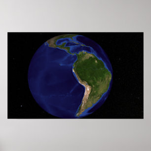 Blå marbeln nästa Generation-jord 8 Poster