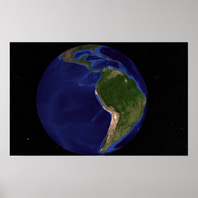 Blå marbeln nästa Generation-jord 8 Poster (Framsidan)