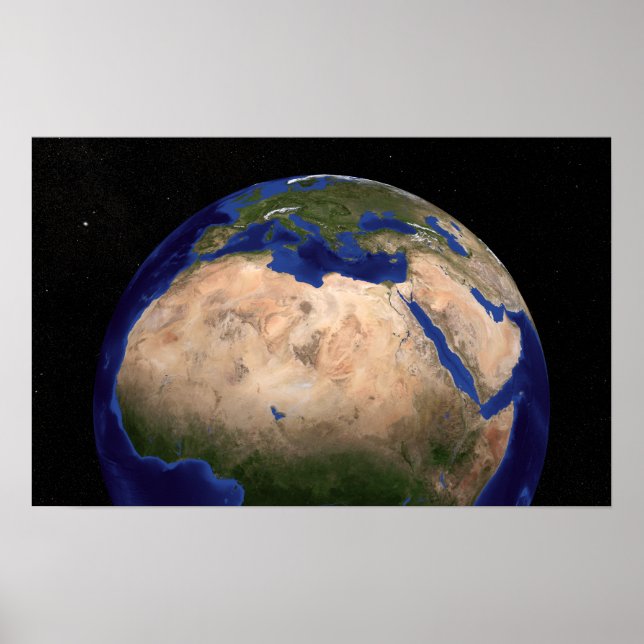 Blå marbeln nästa Generation jorden 3 Poster (Framsidan)