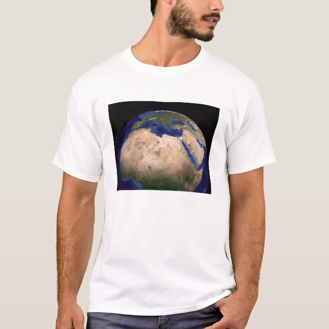 Blå marbeln nästa Generation jorden 3 Tee Shirt (Framsida)