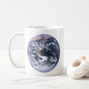 Blå marble Earth Vintage Space Photo Kaffemugg