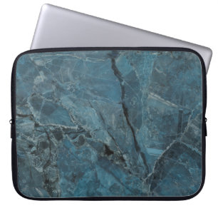 Blå marble struktur, italiensk marbel med laptop fodral