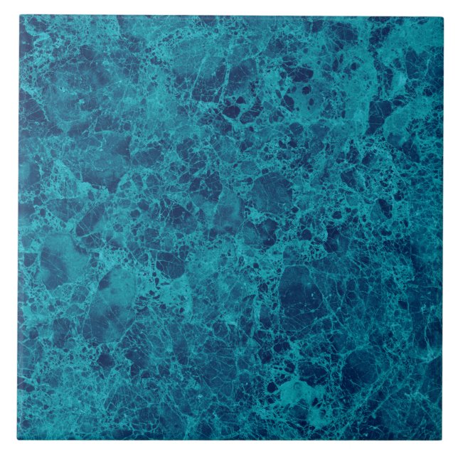 Blå marble Terrazzo-struktur  Kakelplatta (Framsidan)