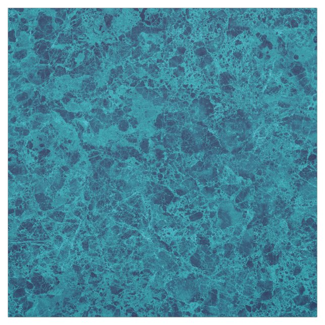 Blå marble Terrazzo-struktur Tyg (Provkarta)