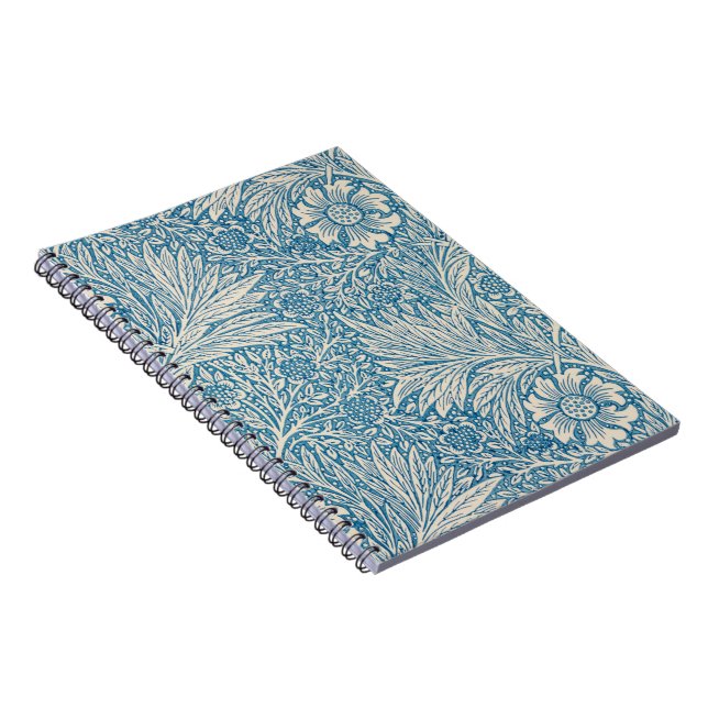Blå marigolds (av William Morris) Anteckningsbok (Högra Sidan)