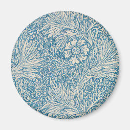Blå marigolds (av William Morris) Magnet