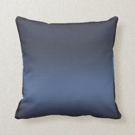 Blå Marin Satin Glans Modern Glamour Kudde