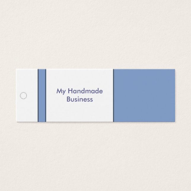 Blå Märkre Litet Visitkort (Framsidan)