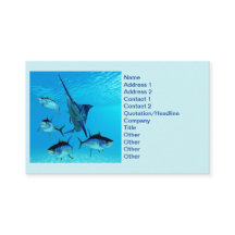 Blå marlin och gulfenad tonfisk