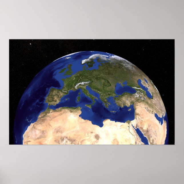 Blå marmor nästa Generation 7 Poster (Framsidan)