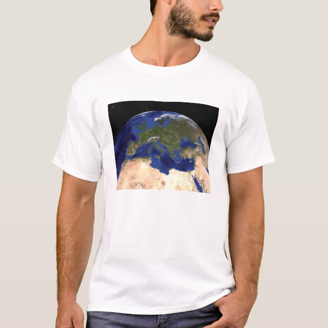 Blå marmor nästa Generation 7 Tee Shirt (Framsida)