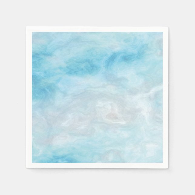 blå marmor pappersservett (Framsidan)