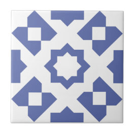 Blå marockansk panel 10 kakelplatta