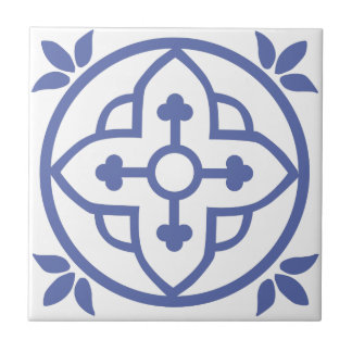 Blå marockansk panel 3 kakelplatta