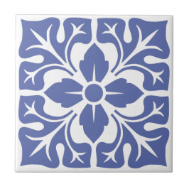 Blå marockansk panel 7 kakelplatta