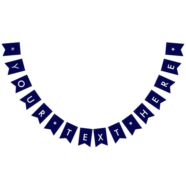 Blå, massivt Färg anpassar den Vimplar (Alla)