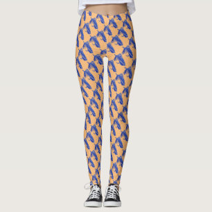 Blå Matuka-flygfiske, flugverk Leggings