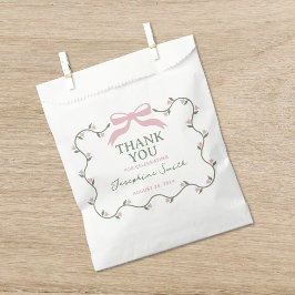 Blå med blommor från Vine Baby Shower