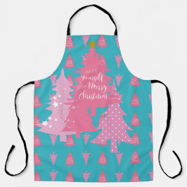 BLÅ MED ROSA JULGRANAR