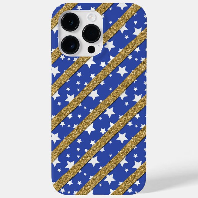 BLÅ MED VITSTÄRKELSE OCH GULD RAND (Baksida)