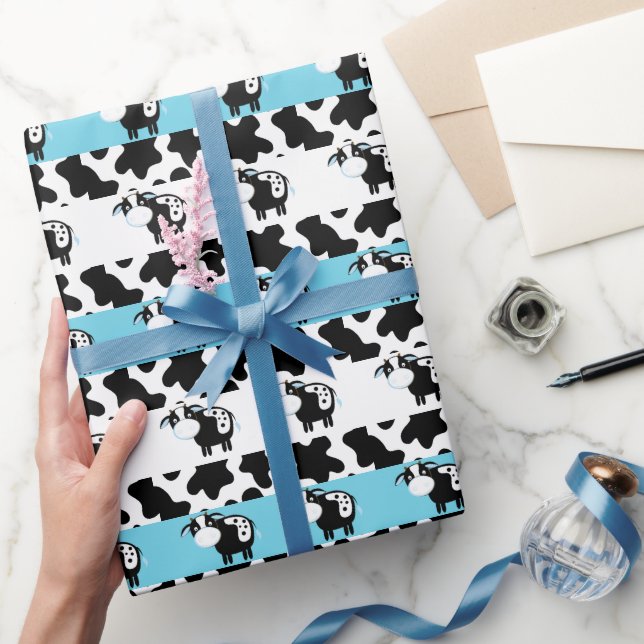 Blå mejeriko baby shower-presentpapper presentpapper (Gifting)