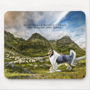 Blå Merle Rough Collie, Personlig Musmatta